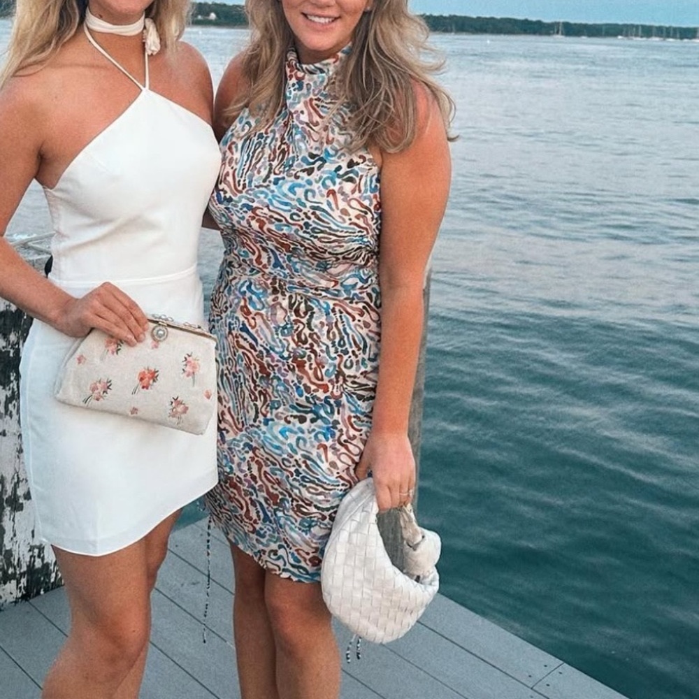 Amanda Uprichard Kaylee Mini dress in Lynx